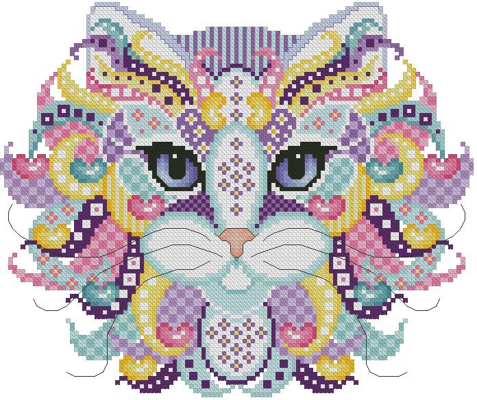 Colorful Cats Jelly Bean